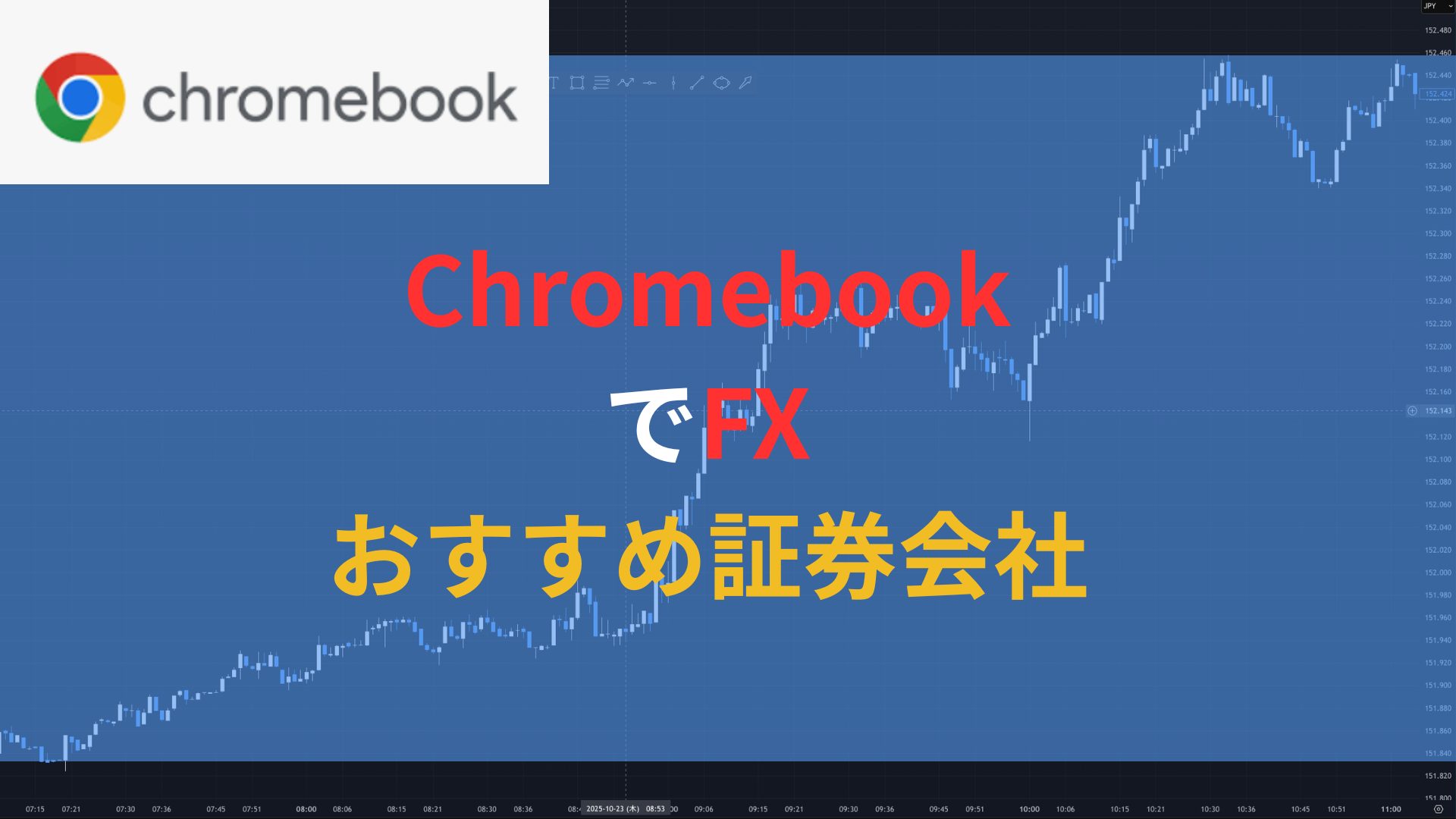 クロームブックでFXおすすめ証券会社