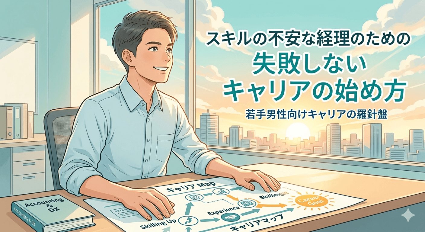 スキルが不安な経理のための失敗しないキャリアの始め方